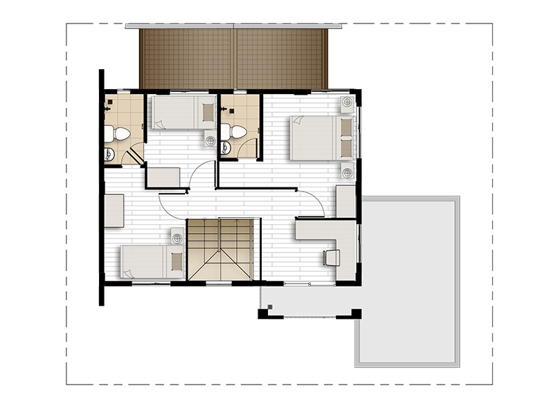 Freya Model House Floor Plan | Second Floor