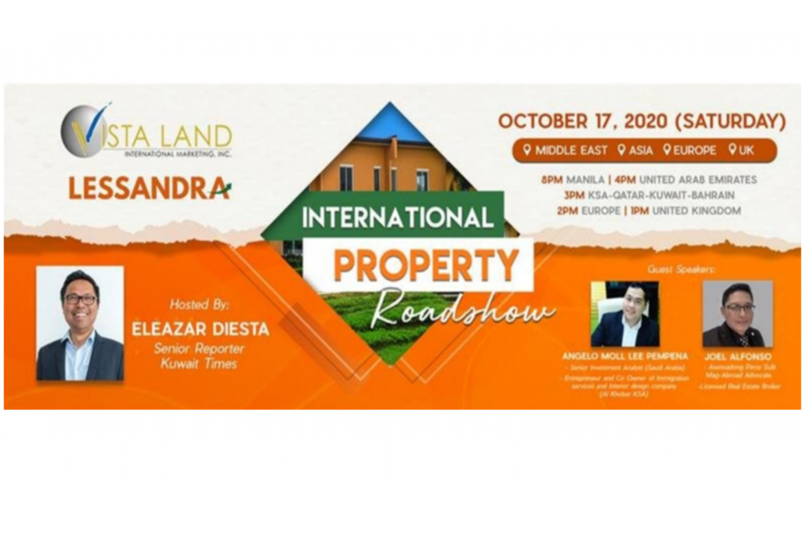 International Condo Property Roadshow, house and lot Philippines