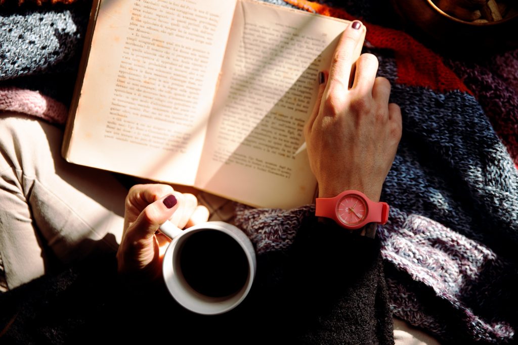 reading book