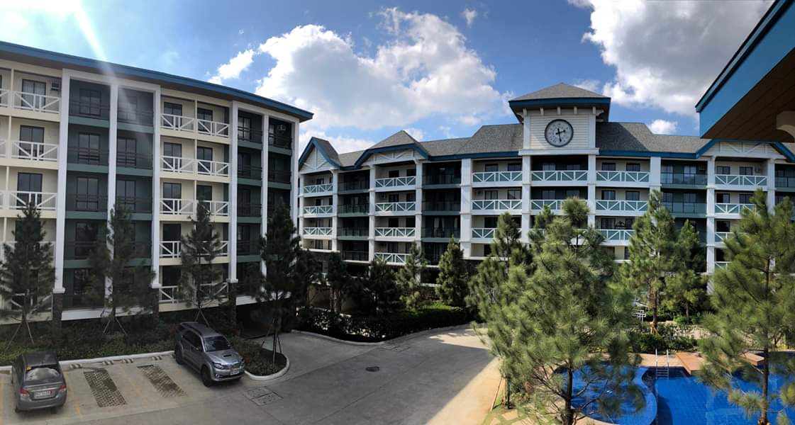 Aerial shot of pine suites by crown asia