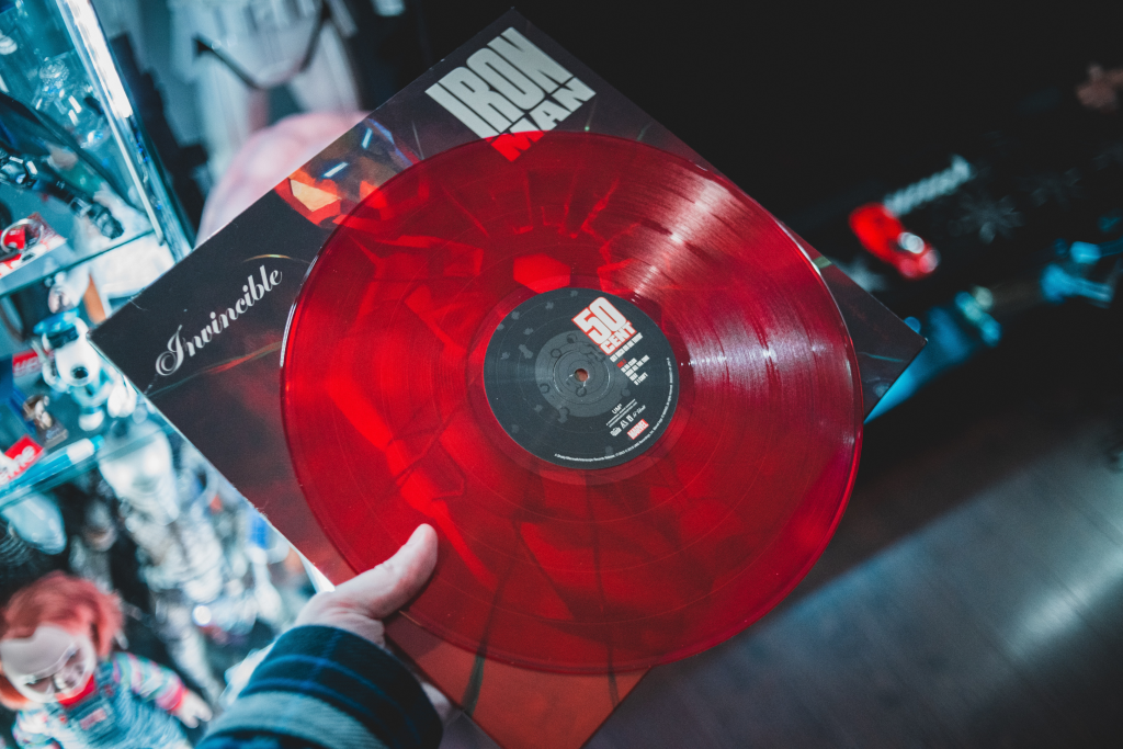 Hanging Vinyl Discs