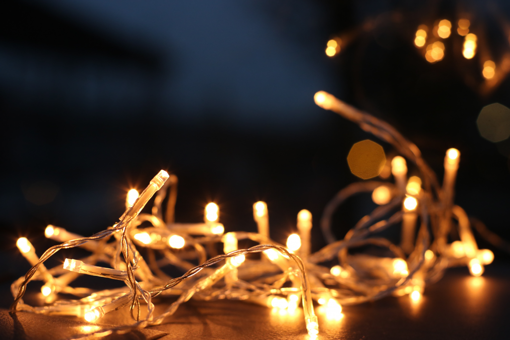 String Light Christmas Tree