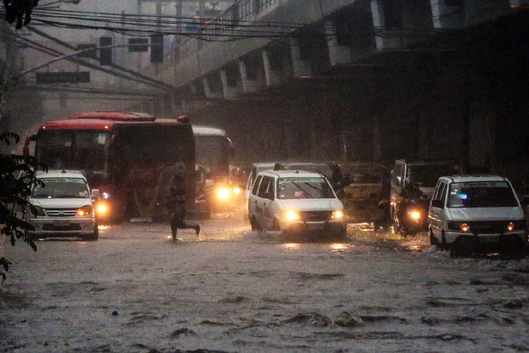 flood on national road