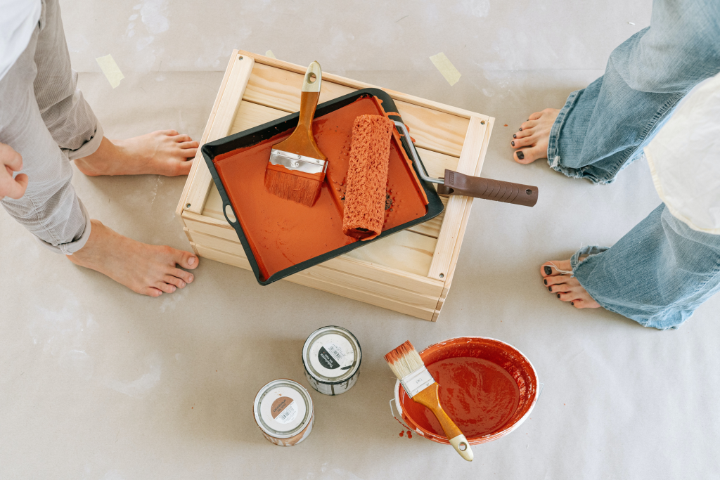 painting the house