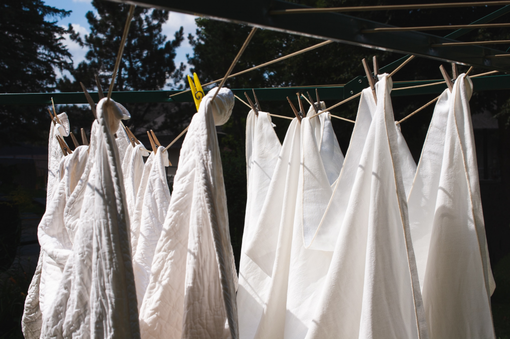 sheets and laundry