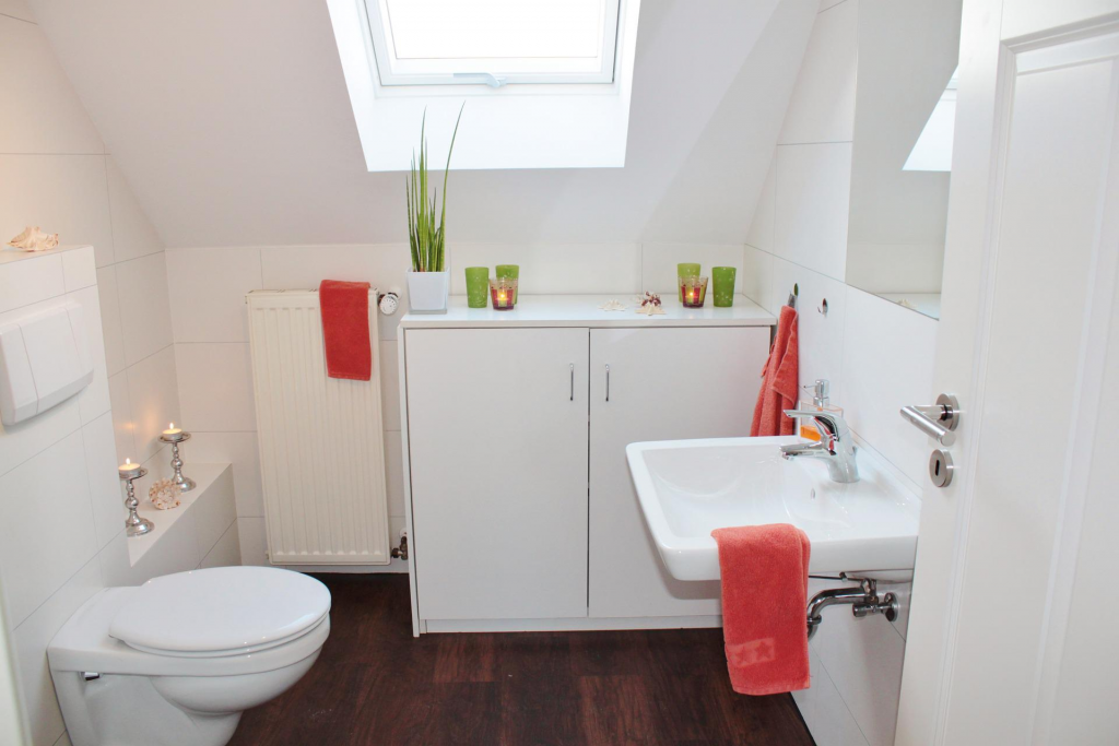 skylight in bathroom