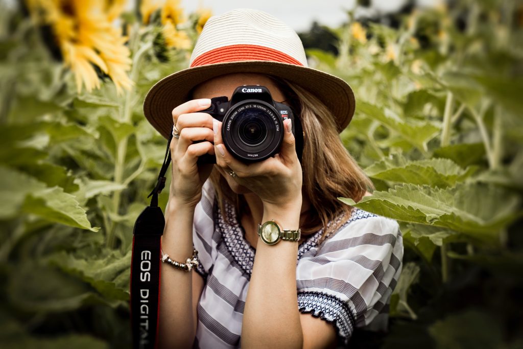 girl with a camera